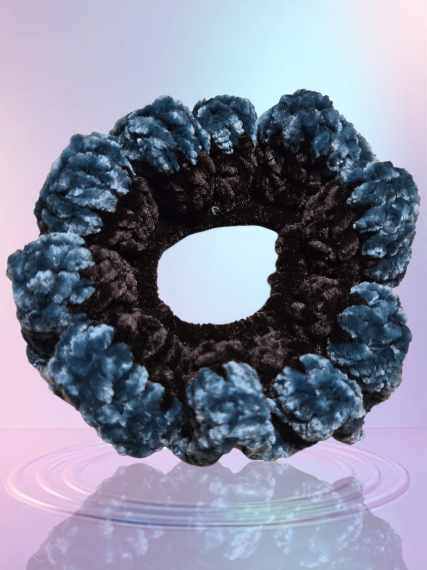 Deep Sea Velvet Scrunchie