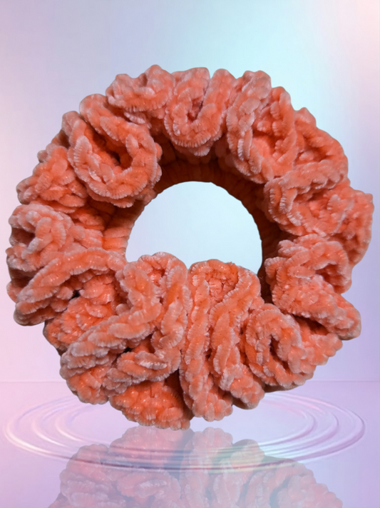 Pink Whisper Scrunchie