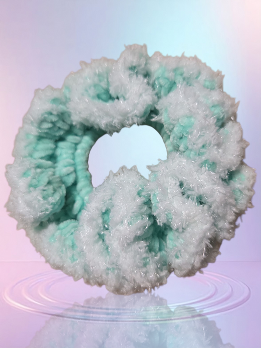 Fresh Mint Twist Scrunchie
