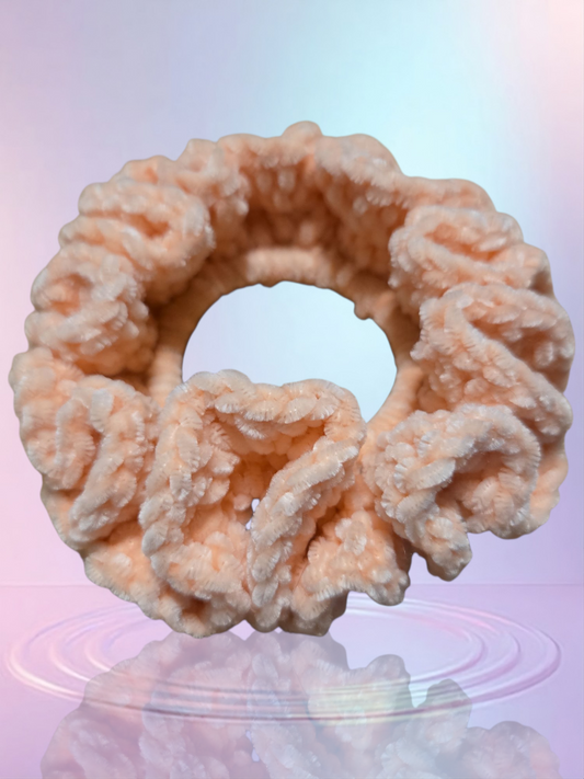 Powder Pink Glow Scrunchie