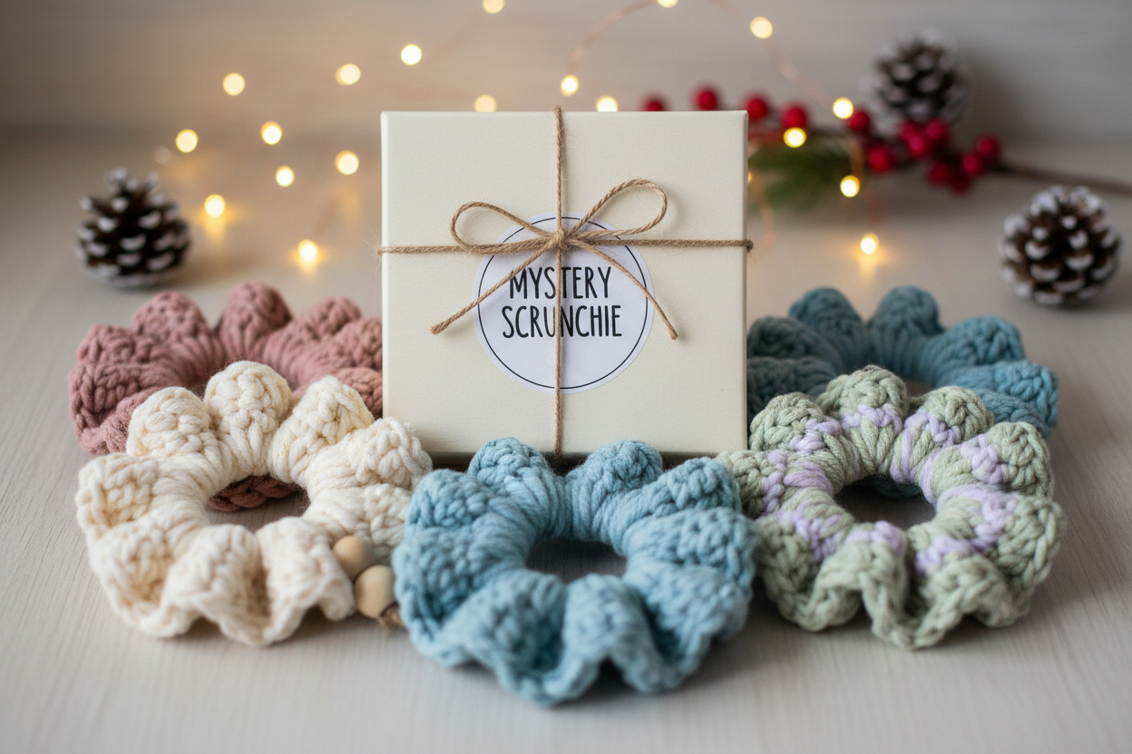 the scrunchie needs to be ponnytail holder for hair